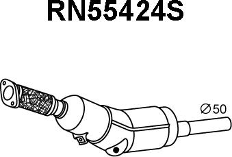 Veneporte RN55424S - Сажі / частковий фільтр, система вихлопу ОГ autozip.com.ua