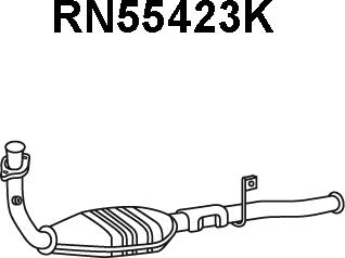 Veneporte RN55423K - Каталізатор autozip.com.ua