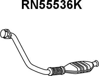 Veneporte RN55536K - Каталізатор autozip.com.ua