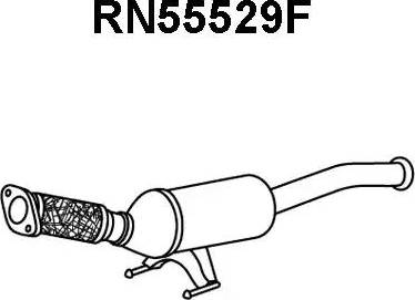 Veneporte RN55529F - Сажі / частковий фільтр, система вихлопу ОГ autozip.com.ua