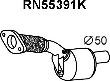 Veneporte RN55391K - Каталізатор autozip.com.ua