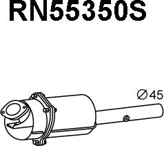 Veneporte RN55350S - Сажі / частковий фільтр, система вихлопу ОГ autozip.com.ua
