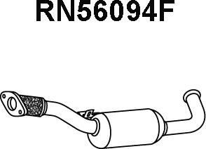 Veneporte RN56094F - Сажі / частковий фільтр, система вихлопу ОГ autozip.com.ua