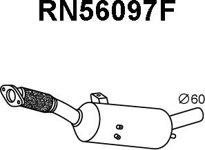 Veneporte RN56097F - Сажі / частковий фільтр, система вихлопу ОГ autozip.com.ua