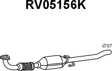 Veneporte RV05156K - Каталізатор autozip.com.ua