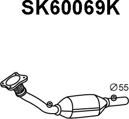 Veneporte SK60069K - Каталізатор autozip.com.ua