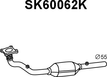 Veneporte SK60062K - Каталізатор autozip.com.ua