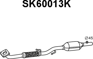 Veneporte SK60013K - Каталізатор autozip.com.ua