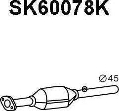 Veneporte SK60078K - Каталізатор autozip.com.ua