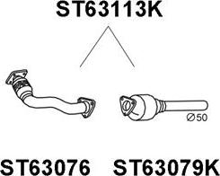 Veneporte ST63113K - Каталізатор autozip.com.ua