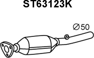 Veneporte ST63123K - Каталізатор autozip.com.ua