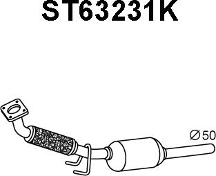 Veneporte ST63231K - Каталізатор autozip.com.ua