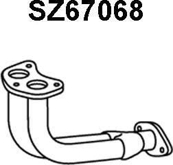 Veneporte SZ67068 - Труба вихлопного газу autozip.com.ua