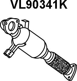 Veneporte VL90341K - Каталізатор autozip.com.ua