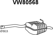 Veneporte VW80568 - Глушник вихлопних газів кінцевий autozip.com.ua