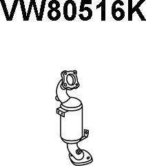Veneporte VW80516K - Каталізатор autozip.com.ua