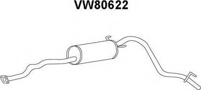 Veneporte VW80622 - Глушник вихлопних газів кінцевий autozip.com.ua