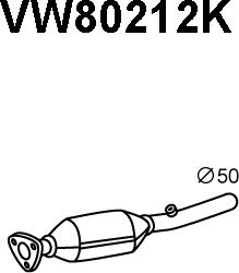 Veneporte VW80212K - Каталізатор autozip.com.ua