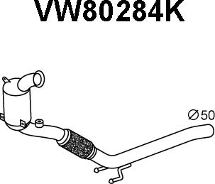 Veneporte VW80284K - Каталізатор autozip.com.ua