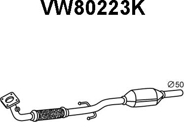 Veneporte VW80223K - Каталізатор autozip.com.ua