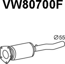 Veneporte VW80700F - Сажі / частковий фільтр, система вихлопу ОГ autozip.com.ua