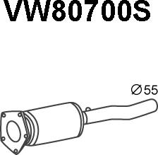 Veneporte VW80700S - Сажі / частковий фільтр, система вихлопу ОГ autozip.com.ua