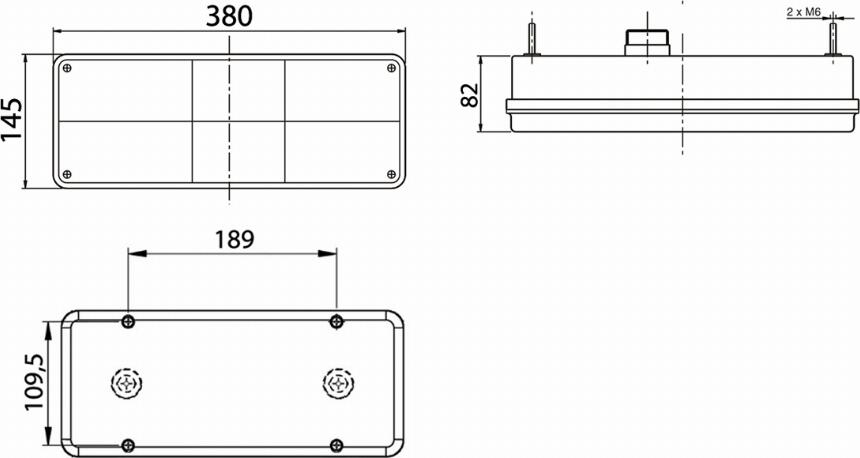 VIGNAL D12334 - Задній ліхтар autozip.com.ua