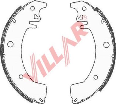 Villar 629.0579 - Комплект гальм, барабанний механізм autozip.com.ua