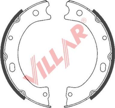 Villar 629.0854 - Комплект гальм, ручник, парковка autozip.com.ua