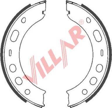 Villar 629.0851 - Комплект гальм, ручник, парковка autozip.com.ua