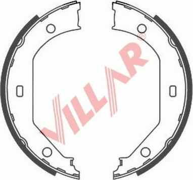 Villar 629.0810 - Комплект гальм, ручник, парковка autozip.com.ua