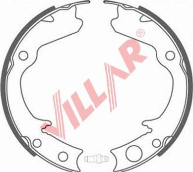 Villar 629.0832 - Комплект гальм, ручник, парковка autozip.com.ua