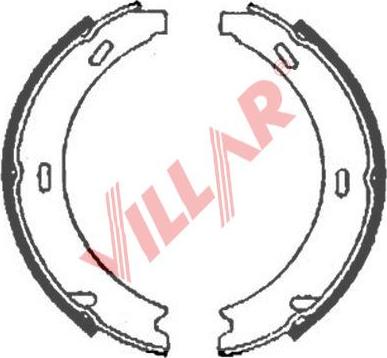 Villar 629.0824 - Комплект гальм, ручник, парковка autozip.com.ua