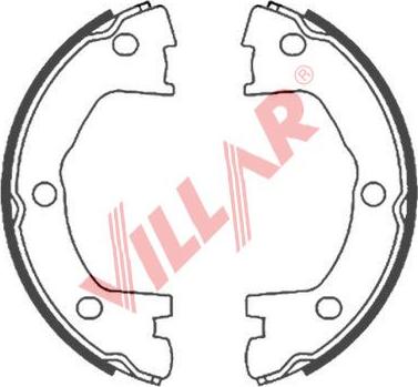 Villar 629.0870 - Комплект гальм, ручник, парковка autozip.com.ua