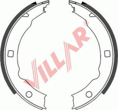 Villar 629.0795 - Комплект гальм, ручник, парковка autozip.com.ua