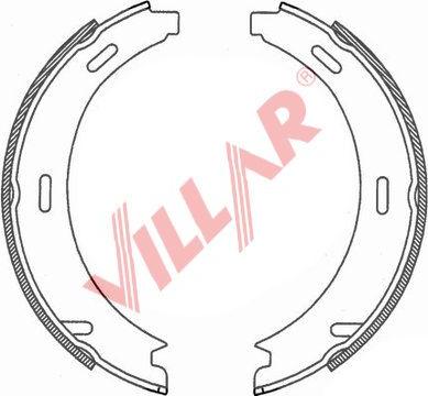 Villar 629.0746 - Комплект гальм, ручник, парковка autozip.com.ua