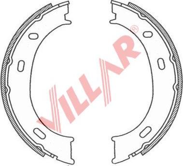 Villar 629.0786 - Комплект гальм, ручник, парковка autozip.com.ua