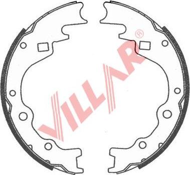 Villar 629.0734 - Комплект гальм, барабанний механізм autozip.com.ua