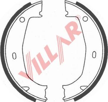 Villar 629.0730 - Комплект гальм, ручник, парковка autozip.com.ua