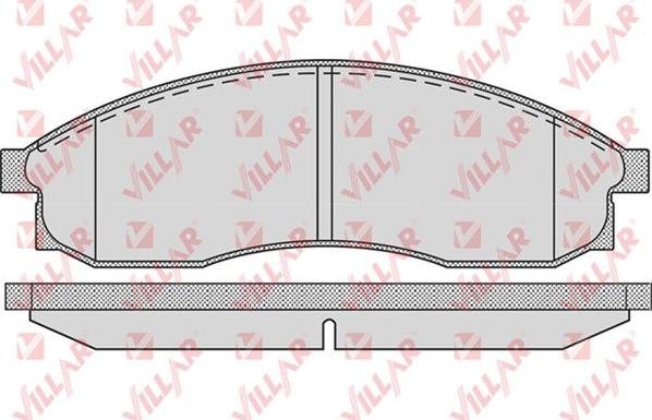 Villar 626.0942 - Гальмівні колодки, дискові гальма autozip.com.ua