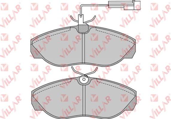 Villar 626.0965 - Гальмівні колодки, дискові гальма autozip.com.ua