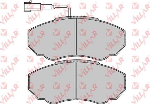 Villar 626.0966 - Гальмівні колодки, дискові гальма autozip.com.ua