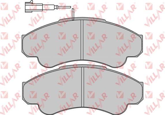 Villar 626.0967 - Гальмівні колодки, дискові гальма autozip.com.ua