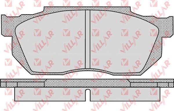 Villar 626.0919 - Гальмівні колодки, дискові гальма autozip.com.ua