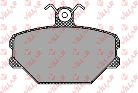 Villar 626.0916 - Гальмівні колодки, дискові гальма autozip.com.ua