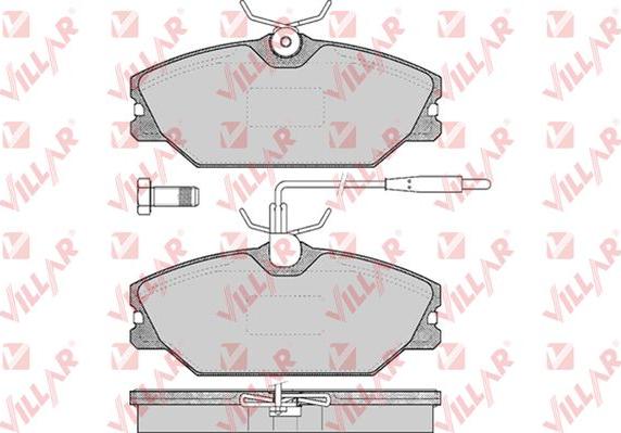 Villar 626.0445 - Гальмівні колодки, дискові гальма autozip.com.ua