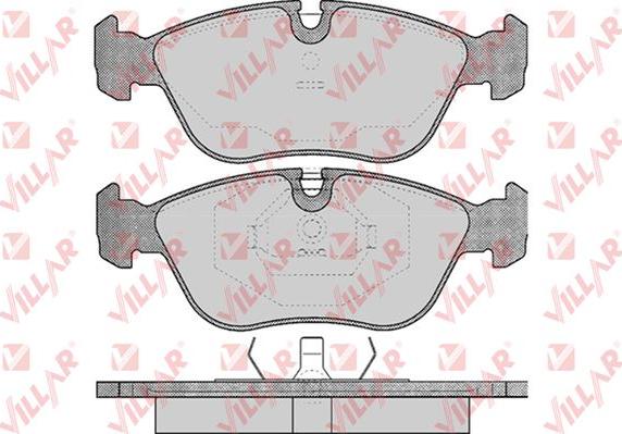 Villar 626.0436 - Гальмівні колодки, дискові гальма autozip.com.ua