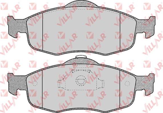 Villar 626.0471 - Гальмівні колодки, дискові гальма autozip.com.ua