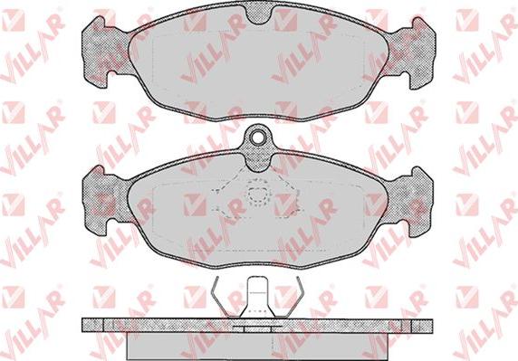 Villar 626.0599 - Гальмівні колодки, дискові гальма autozip.com.ua