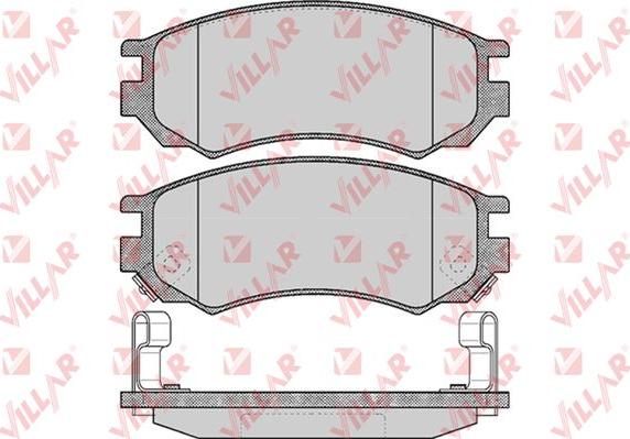 Villar 626.0548 - Гальмівні колодки, дискові гальма autozip.com.ua